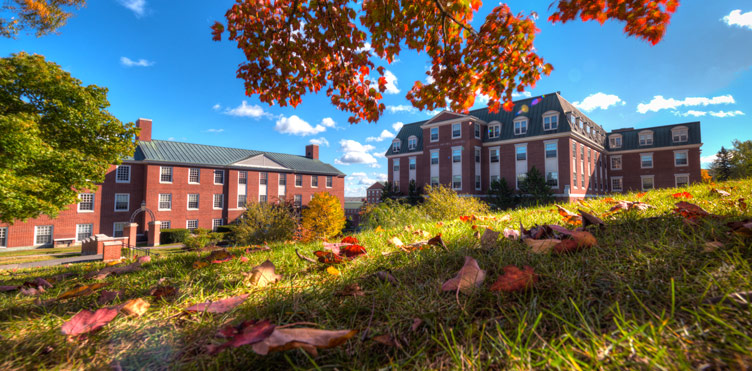 MUC Fredericton campus in autumn